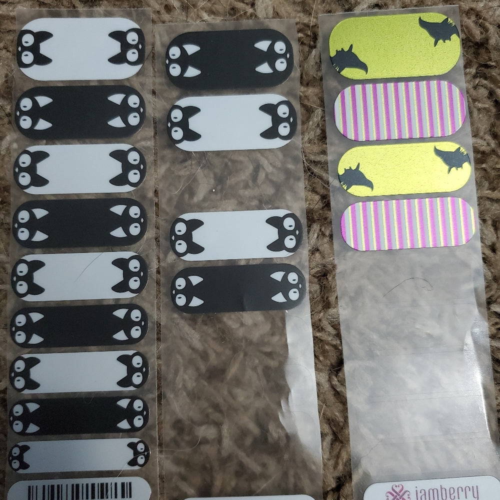 Halloween jamberry nails